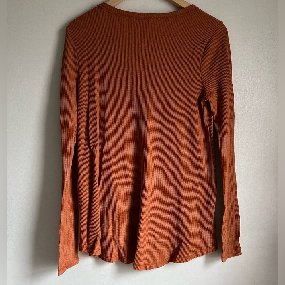 ANTHROPOLOGIE T. La Nadia Cut-Out Waffle Tunic - Picture 7 of 12